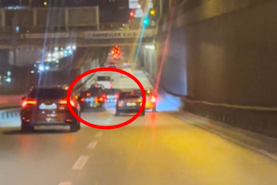 Bursa'da trafik magandası tehlike saçtı!