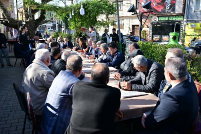 Başkan Yılmaz Vakıf Mahallesi'nde vatandaşlarla buluştu