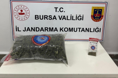 Bursa'da samanlıkta 4,2 kilogram esrar ele geçirildi
