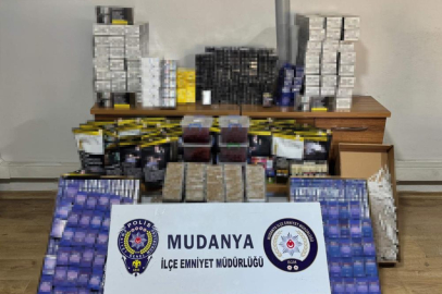 Mudanya'da kaçak tütün operasyonu!