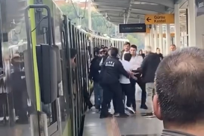 Bursa metrosunda koltuk tartışması!