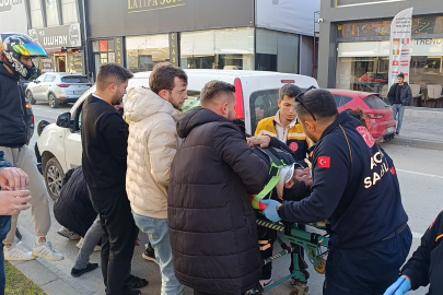 Bursa'da hafif ticari araç cipe çarptı: 1 yaralı