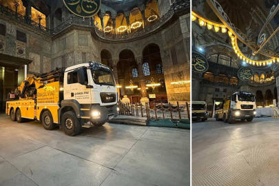 'Ayasofya'ya kamyon girdi' iddiasına DMM'den yanıt geldi!