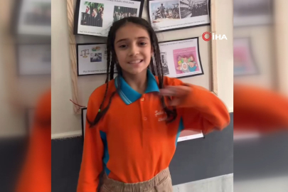 İnegöl'de öğrencilerden anlamlı 24 Kasım kutlaması