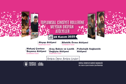 Bursa'da şiddete karşı eşitlik hareketi