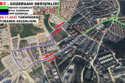 BURULAŞ duyurdu: Güzergahı değişiyor!