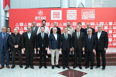 Özbekistan Büyükelçisi İlkhom Khaydarov BTSO’da