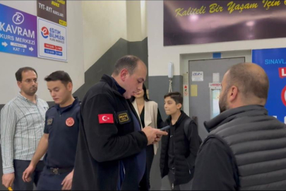 Arızalanan asansörde 45 dakika mahsur kaldılar: 2 öğrenciyi itfaiye kurtardı