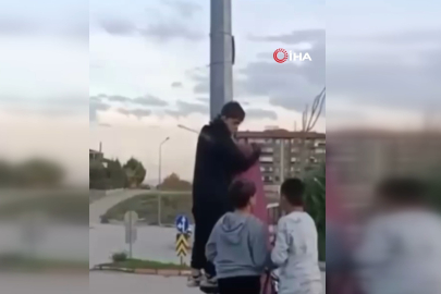 Bursa'da çocukların bayrak hassasiyeti duygulandırdı