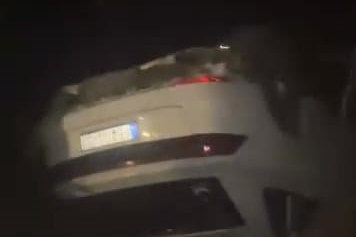 Bursa'da otomobil şarampole yuvarlandı