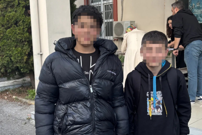 Okula gidiyorum' deyip kaybolan iki kafadar polisi alarma geçirdi