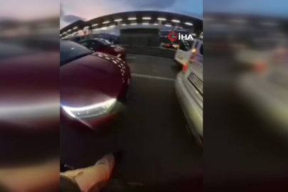 Bursa'da kadın sürücüler arasında yol verme kavgası