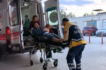 Bursa'da korkunç kaza: 600 kiloluk demir silindirin altında kaldı