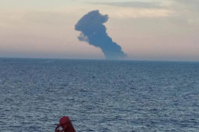 Kocaeli açıklarında bir tankerde patlama yaşandı: 25 personel için ekipler sevk edildi