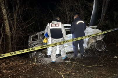 Feci kaza... Sürücü yanarak can verdi!