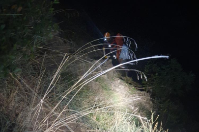 Ormanlık alanda mahsur kalan bir kişi kurtarıldı
