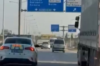 Tehlike saçan tır şoförünü silah doğrultup durdurdular