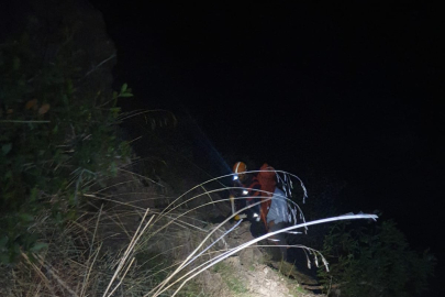 Bursa'da ormanlık alanda mahsur kalan bir kişi kurtarıldı