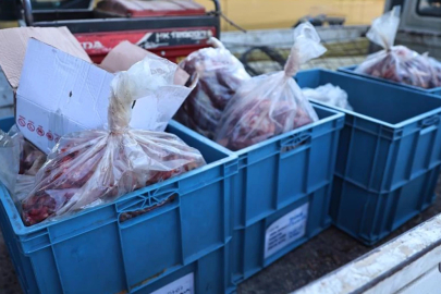 Yolcu otobüsünde gıda skandalı: Çeyrek ton ete el konuldu