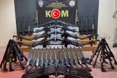 Bursa'da kaçak silah operasyonu: 118 ruhsatsız tüfek ele geçirildi
