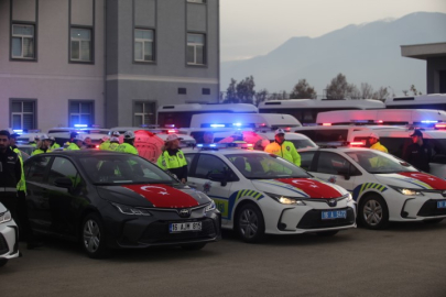 Bursa Emniyeti araç filosunu güçlendirdi: 119 yeni araç teslim edildi