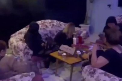 Masaj salonuna baskın! Gizli bölmede yakalandılar