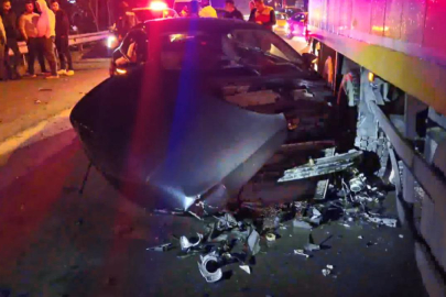 Cipe çarpıp kaçan sürücü zincirleme kazaya neden oldu