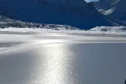 Rize’de yaylada termometreler -13’ü gösterdi