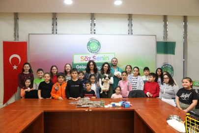 Minik veterinerler görev başında