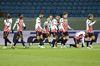 Samsunspor, Konferans Ligi'nde yarın AEK'yı konuk edecek