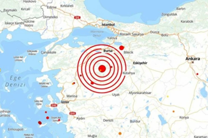 Bursa'da korkutan deprem