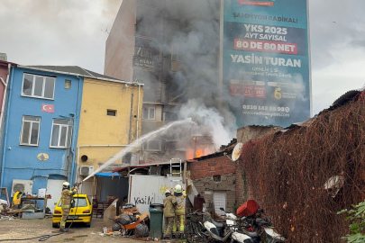 Bursa'da pide imalathanesinde yangın paniği