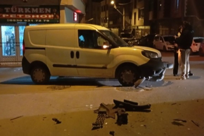 Bursa'da gece saatlerinde kaza: 2 yaralı