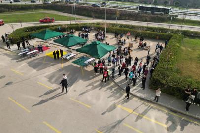 Bursa Şehir Hastanesi'nde gerçeğini aratmayan deprem ve yangın tatbikatı