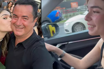 Acun Ilıcalı'nın kızının çakarlı aracı
