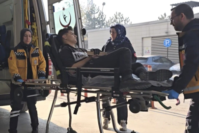 Bursa'da çivi tabancasıyla feci kaza!