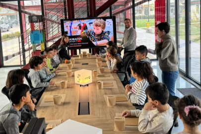 Nilüfer'de çocuklar sanatla iç içe