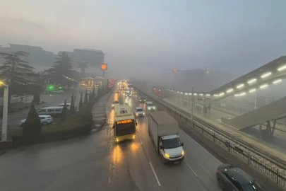 Meteoroloji'den Bursa'ya 3'lü uyarı: Sis, pus, yağış!