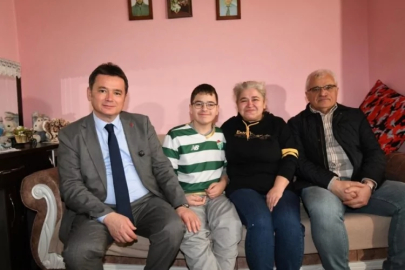 Başkan Aydın özel bireyin mutluluğuna ortak oldu