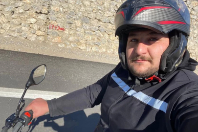 İnat uğruna çıktığı yolda motosikleti ile bin kilometreyi aştı