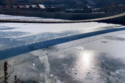 En düşük sıcaklık sıfırın altında 15 derece ile Ardahan'da ölçüldü