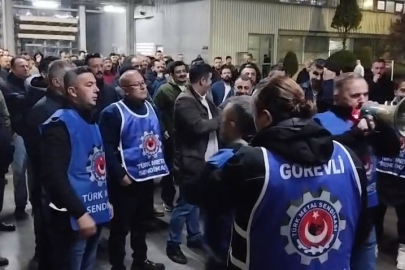Bursa'da bir fabrikada daha protesto var!