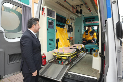 Başkan Ercan Özel'in çağrısı karşılık buldu: Hasta nakil aracı hizmete girdi
