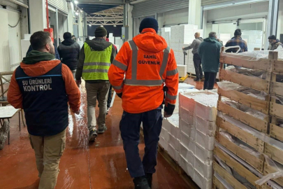 Bursa’da balık halinde gece operasyonu...