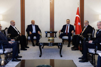 Dışişleri Bakanı Fidan, Hamas heyetiyle görüştü