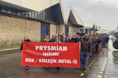 Bursa'da metal işçileri ayağa kalktı: Prysmian’da eylem başladı