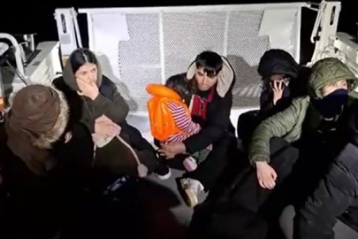 Didim açıklarında 29 düzensiz göçmen kurtarıldı