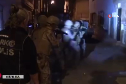 Bursa'da narkotik operasyon: 34 kişi tutuklandı