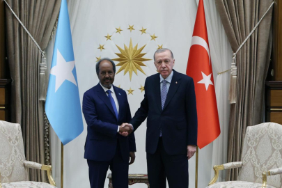 Cumhurbaşkanı Erdoğan, Somali Cumhurbaşkanı Mahmud'u kabul etti