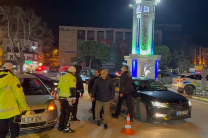 Gemlik'te protokol üyeleri yeni yıla sahada girdi